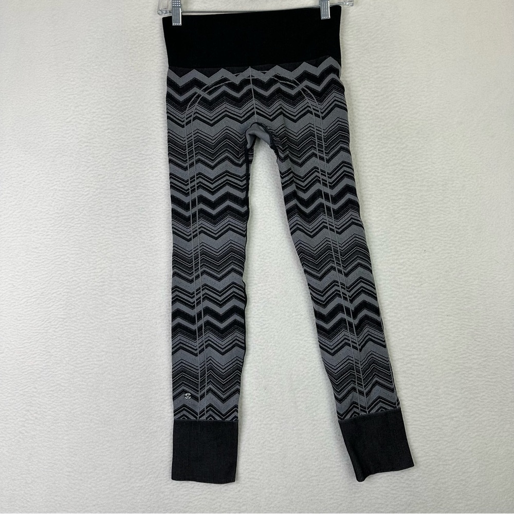 Lululemon Athletica Seamless Ebb to Street Pant Black Gray Women’s